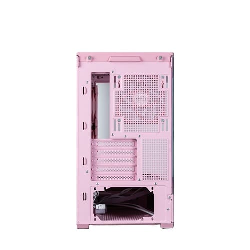 31766018367.jpg Zalman P30 PINK V2, Micro ATX, Mini Tower, Tempered Glass, Drive Bays: 2xCombo Bay (3.5“ or 2.5”), Expansion Slot: 5, Fan: 120mm, Motherboard Support mATX / Mini-ITX