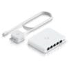 41740978469.jpg Ubiquiti Flex Mini 2.5G 5, Flex Mini 2.5G 5-Port Managed Network Switch, 4x2.5 GbE Ports, 1x2.5 GbE PoE Input Port for Power