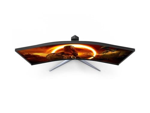 AOC CU34G4, 34" WQHD VA Curved Ultrawide Gaming Monitor, 3440x1440, 21:9, 1ms, 180Hz, Adaptive Sync, 2xHDMI, 1xDP, USB, VESA, Height Adjustable, Pivot, Swivel, Tilt