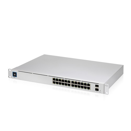Ubiquiti USW-PRO-24-POE-AU, Ethernet Switch, 24xGbE Port, 16xPoE+ Port, 8xPoE++ Port, 2xSFP+ Port, 2 Layer, Manageable, 1 Year Warranty