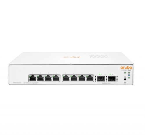 Aruba JL680A, Instant On 1930 Smart Managed Switch, 8x Gigabit RJ45 Ports, 2x SFP Ports, Limited Lifetime Warranty