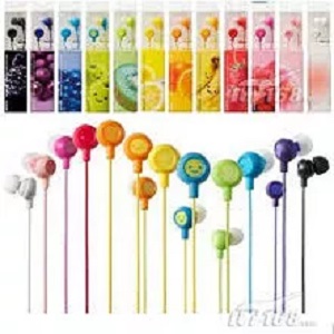 Novelty Earphones - Legoo Design, Mixed Colours