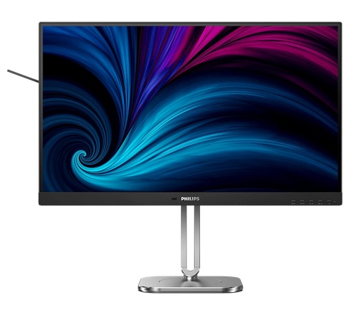 Philips 27B2U4601, 4000 Series, 27" QHD IPS Business Monitor, 2560x1440, 16:9, 4ms, 120Hz, Adaptive Sync, 1xHDMI, 1xDP, 2x USB-C, GbE LAN, Speakers, VESA, Height Adjustable, Pivot, Swivel, Tilt, 3 Year Warranty