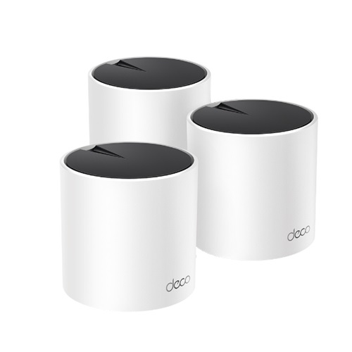 TP-Link Deco X55(3-pack) AX3000 Whole Home Mesh WiFi 6 Router, Dual-Band with Smart Antennas, MU-MIMO, HomeShield Security, 3 Year Warranty