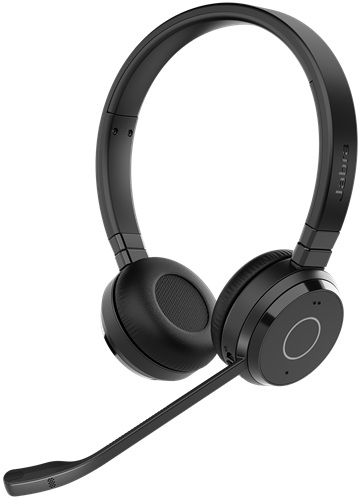 Jabra 6699-839-409, Evolve 65 TE Link390a UC Stereo, Bluetooth Wireless up to 30m, Over the head, Binaural, Noise Cancelling Mic, 2 Year Warranty