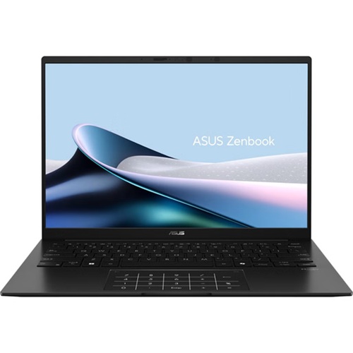 Asus UM3406GA-QD513W, Zenbook 14, 14" WUXGA OLED Screen (IR-Webcam), AMD Ryzen AI 5 430, 16GB DDR5 RAM, 512GB NVMe SSD, Wireless AX+Bluetooth, Windows 11 Home, Jade Black, 1 Year Warranty