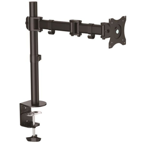 StarTech ARMPIVOTB, Single Monitor Arm, 13" to 34" Display Upto 8kg per Screen, Desk Mount, VESA, Adjustable Height, Tilt, Swivel, Pivot, 5 Year Warranty