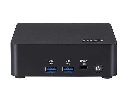 01751956366.jpg MSICUBI NUC AI 1UMG-011BAU, AI Black Barebone Core Ultra 5 125H, Upto DDR5, dTPM, 2M.2, 2HDMI, 2TBT, 2LAN, Wifi6E, Card Reader, Switch Cable, 3 Year Warranty