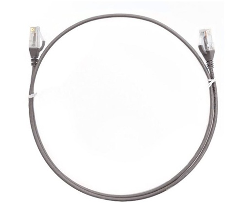 01772520637.jpg 8ware CAT6THINGE-2M, CAT6 Ultra Thin Slim Cable 2m / 200cm, RJ45 Ethernet Network LAN UTP Patch Cord 26AWG for Data, Grey, 3 Year Warranty