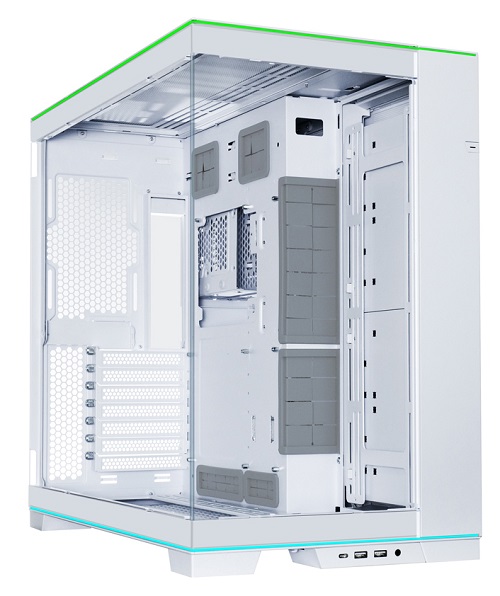 1705646289.jpg Lian Li PC-O11DERGBW, O11 D Evo, Tower, Tempered Glass, Drive Bays: 4x3.5"/2.5", 2x2.5", Expansion Slot: 7, Motherboard Support: E-ATX/ATX/Micro-ATX/Mini-ITX, RGB, White, 1 Year Warranty