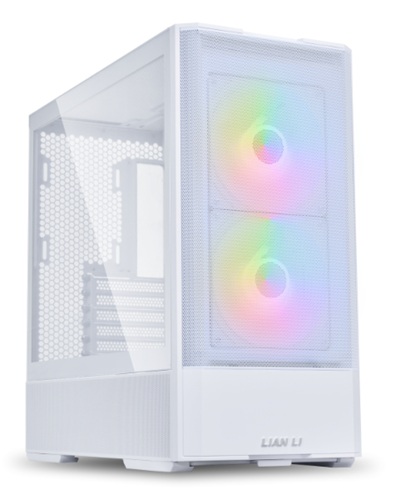 Lian Li PC-LAN207RW, Lancool 207, ATX, Mid Tower, Tempered Glass, Drive Bays: 2×3.5″ HDD or 2.5″ SSD, Expansion Slot: 7, Fan: 2x140mm, 2x120mm, Motherboard Support: ATX/Micro-ATX/Mini-ITX, White, 1 Year Warranty