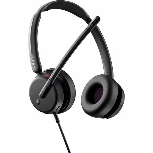 d_1_1.jpg EPOS Audio 1001494, IMPACT 400 MS UC ANC USB-C+A Stereo Headset, Microsoft Teams Certified, Hybrid ANC (Active Noise Cancelling), AI-Powered 4-Microphone Voice Pickup, Frequency Response: 20 Hz ~ 20 kHz, Microphone Frequency Response: 100 Hz ~ 12.5 k